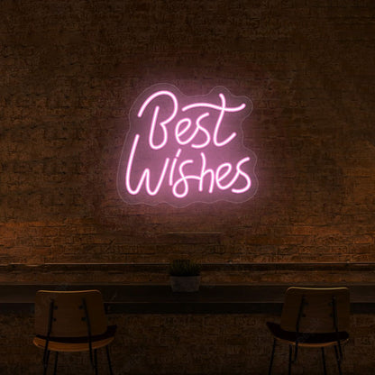 Best Wishes Neon Sign