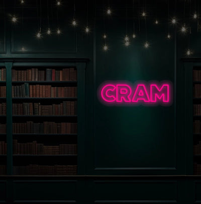 CRAM Neon Sign