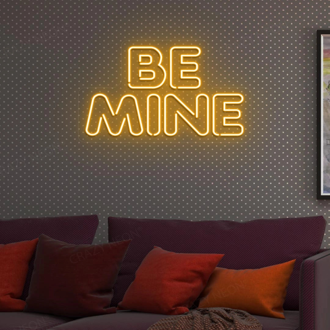 Be Mine Sign Valentine Led Neon Sign