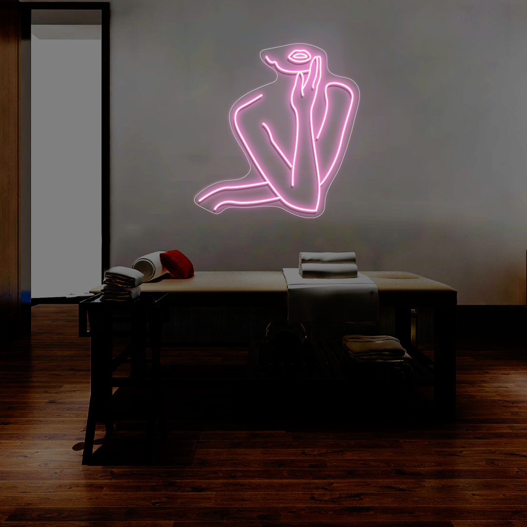 Women Pose Neon Sign | CNUS014514 | Pink