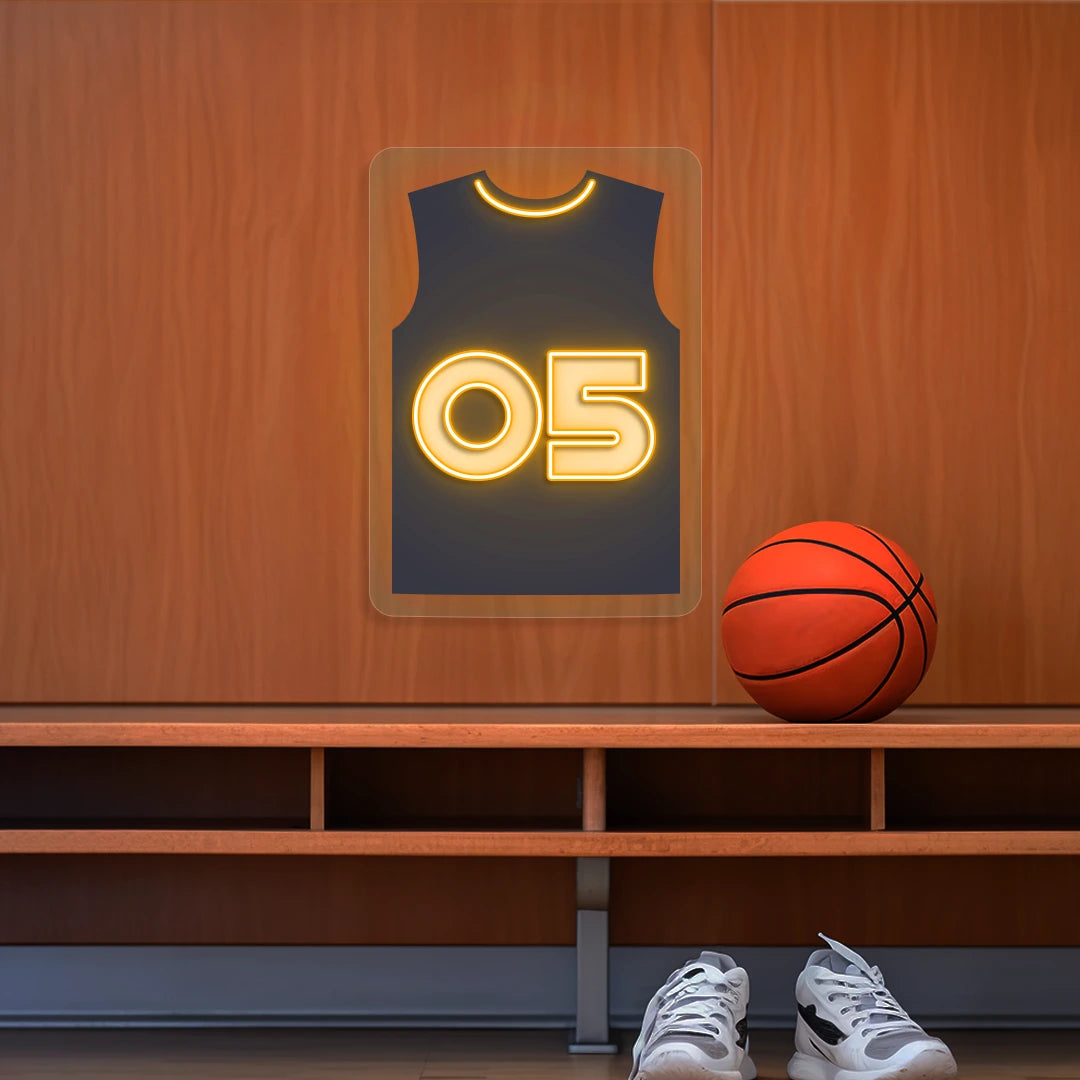New Orleans Murray 05 Jersey Basketball Neon Artwork
