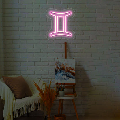 Gemini Zodiac Neon Sign | CNUS014162 | Pink