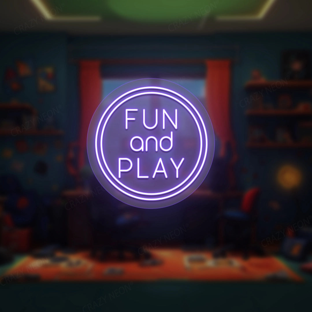 Fun n Play Neon Sign | Purple