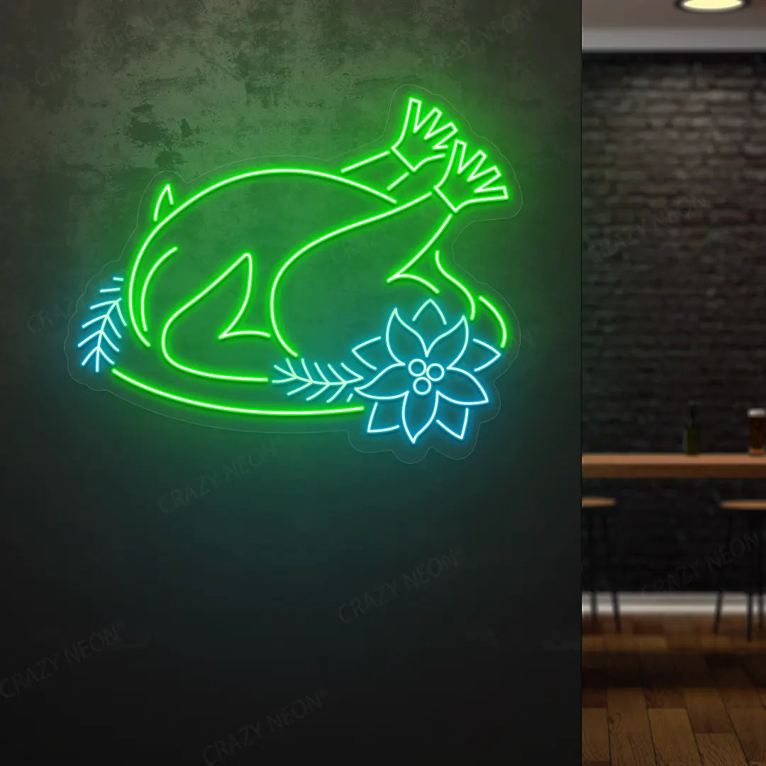 Shop Festive Turkey LED Neon Sign for Thanksgiving – Crazy Neon