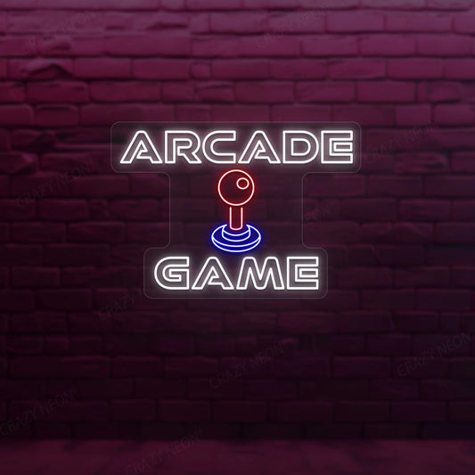 Arcade Game Neon Sign