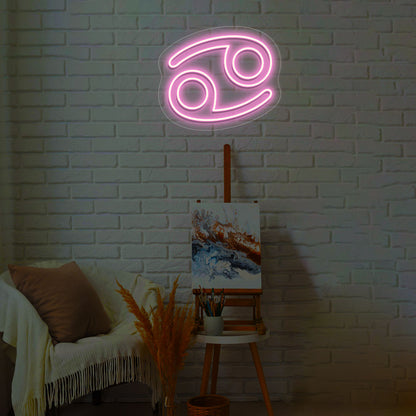 Cancer Zodiac Neon Sign | CNUS013922 | Pink