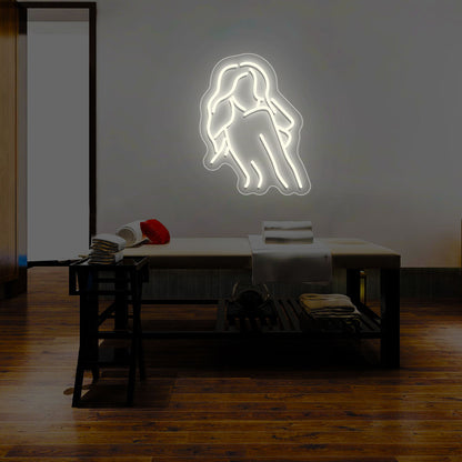 Elegant Girl Neon Sign | CNUS014674 | Warmwhite