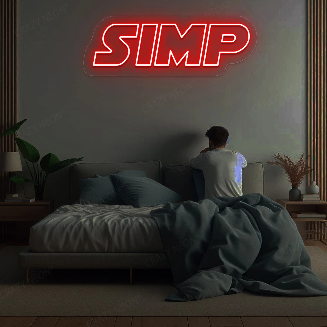 SIMP Neon Sign | Red