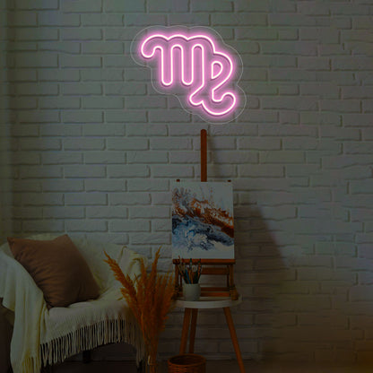 Virgo Zodiac Neon Sign | CNUS013282 | Pink