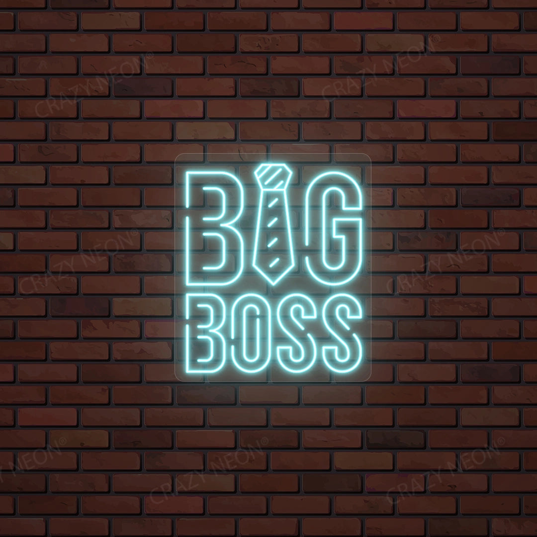 Big Boss Neon Sign | Iceblue