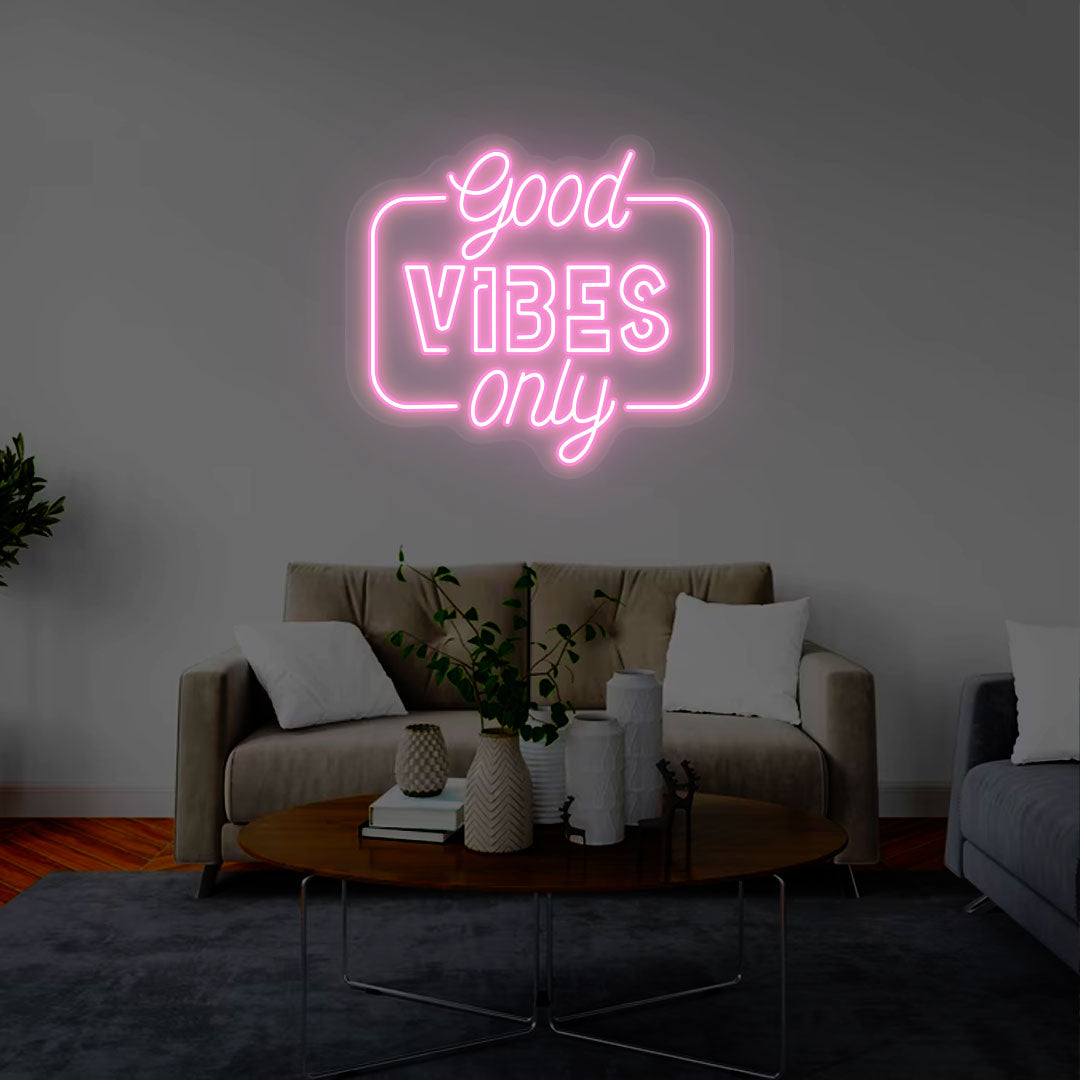 Good Vibes Only Neon Sign | CNUS000269 | Pink