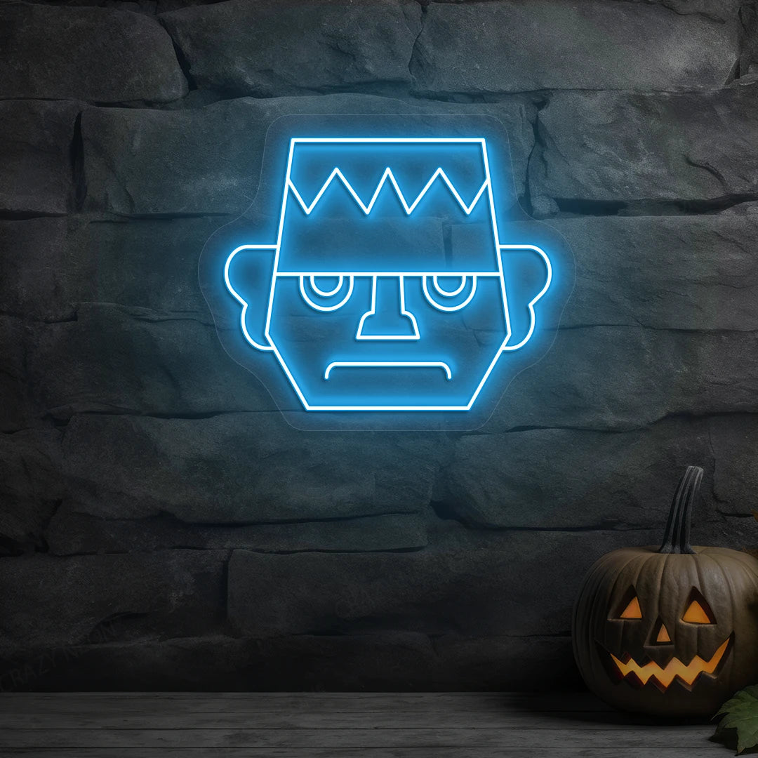 Frankenstein Neon Sign | Iceblue