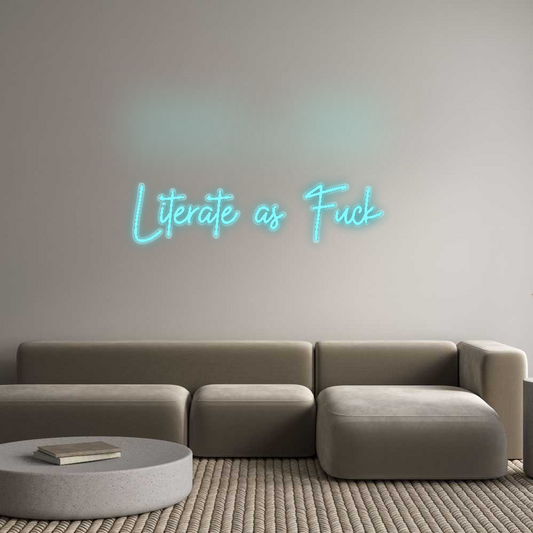 CN LED NEON: Literate as F...