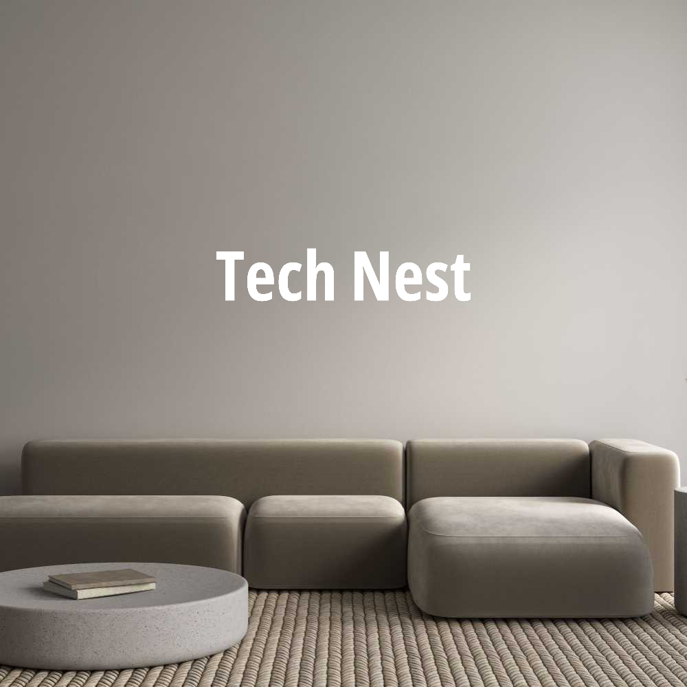 CN Acrylic Letter: Tech Nest