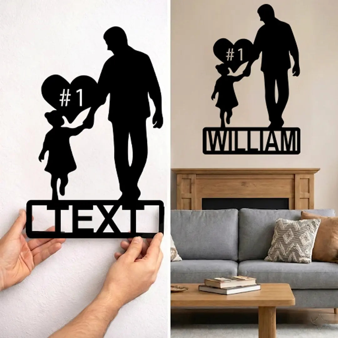 Girl Father Custom Metal Sign