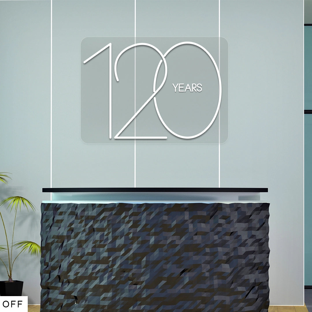 120 Years Neon Sign | Coldwell Banker Real Estate LLC