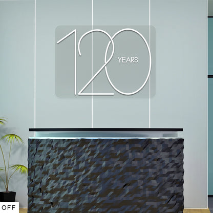 120 Years Neon Sign | Coldwell Banker Real Estate LLC