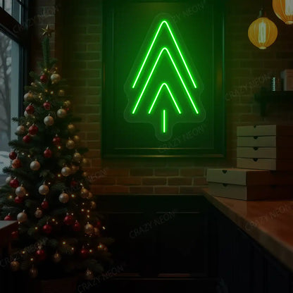 Arrow Tree Neon Sign | Green