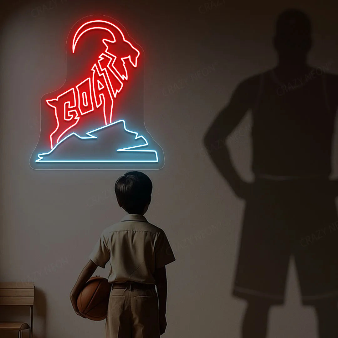 GOAT Neon Sign | Red