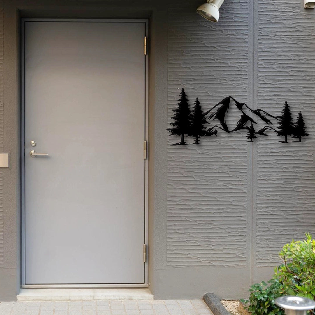 Mountains Metal Wall Art