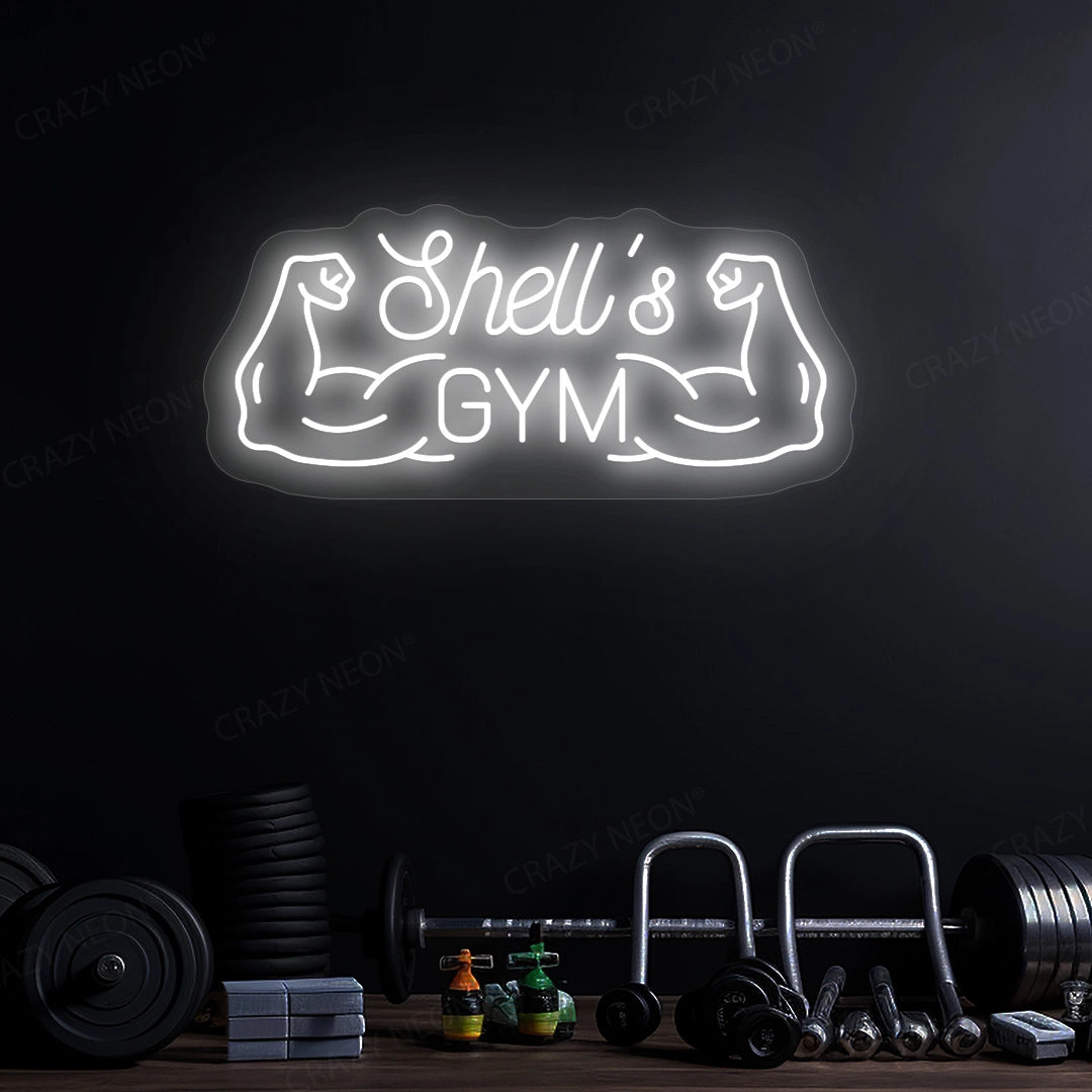 Personalized Muscle Neon Sign