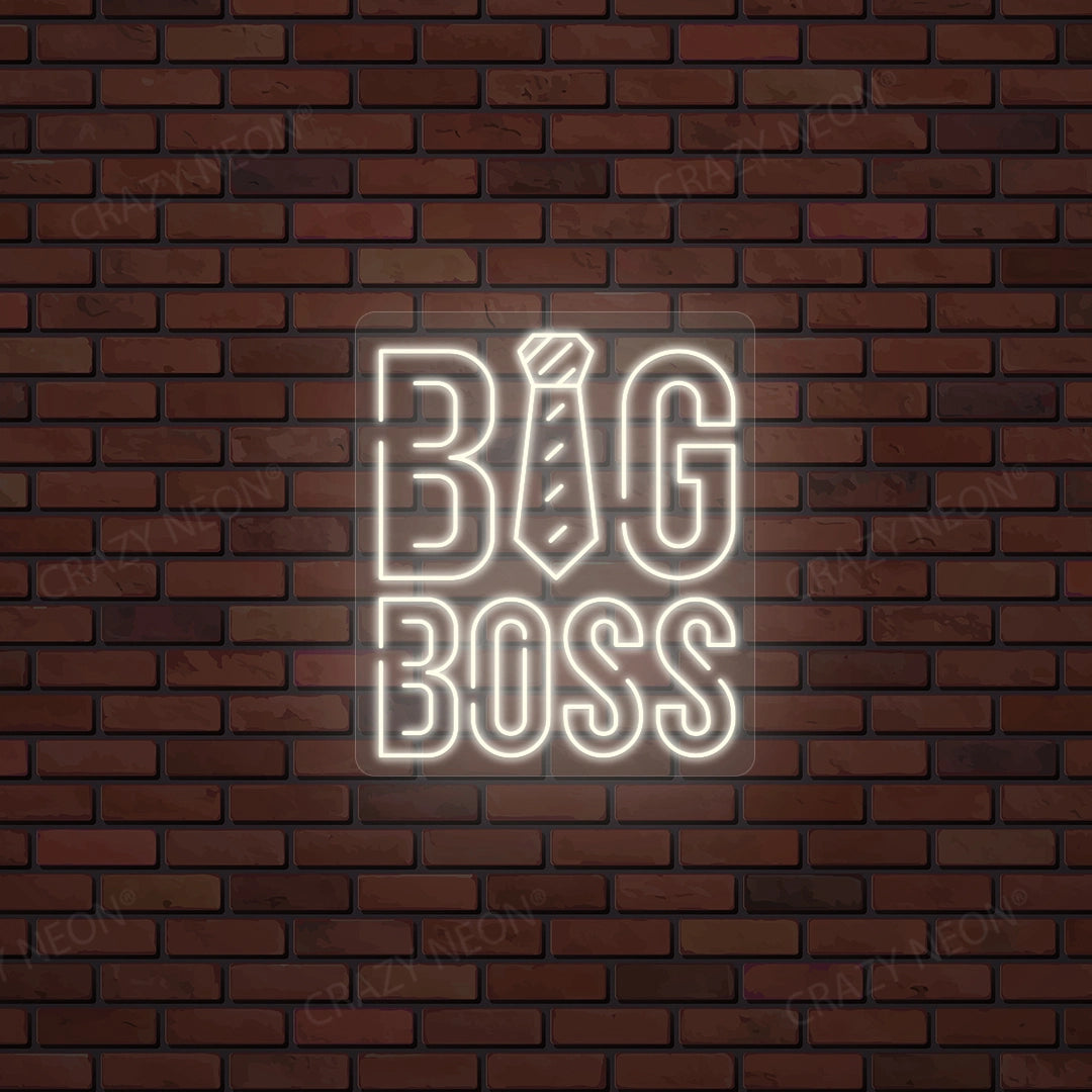 Big Boss Neon Sign | Warmwhite