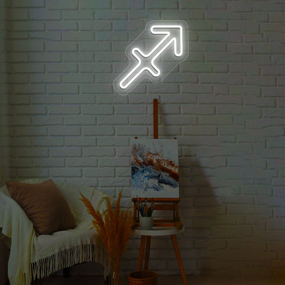 Sagittarius Zodiac Neon Sign | CNUS013522 | White