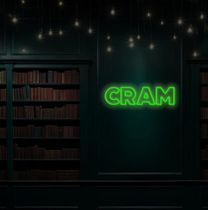 CRAM Neon Sign