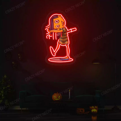 Demoness Neon Artwork | Red
