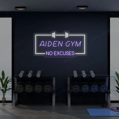 Personalized Gym Neon Sign