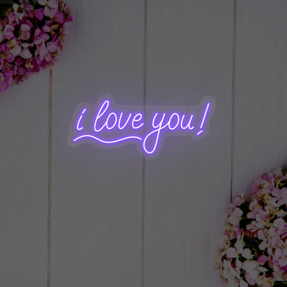 I Love You Neon Sign