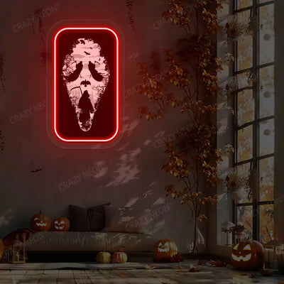 Slendrina X Reaper Illusion Neon Artwork | Red