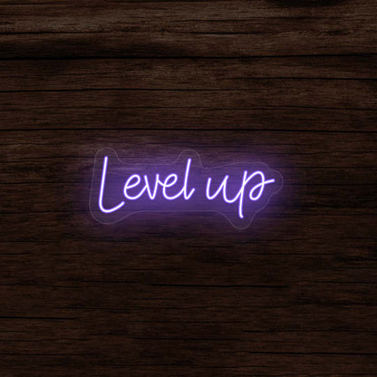 Level Up Neon Sign