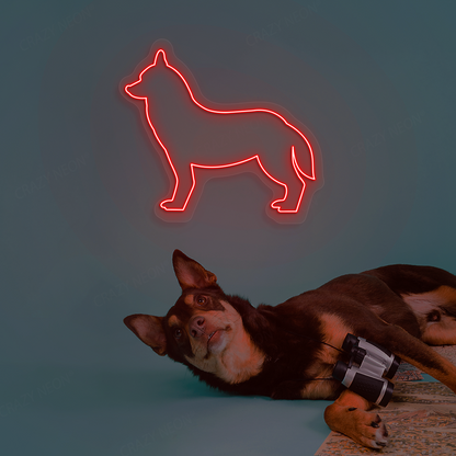 Husky Neon Sign | Red