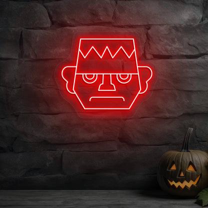 Frankenstein Neon Sign | Red