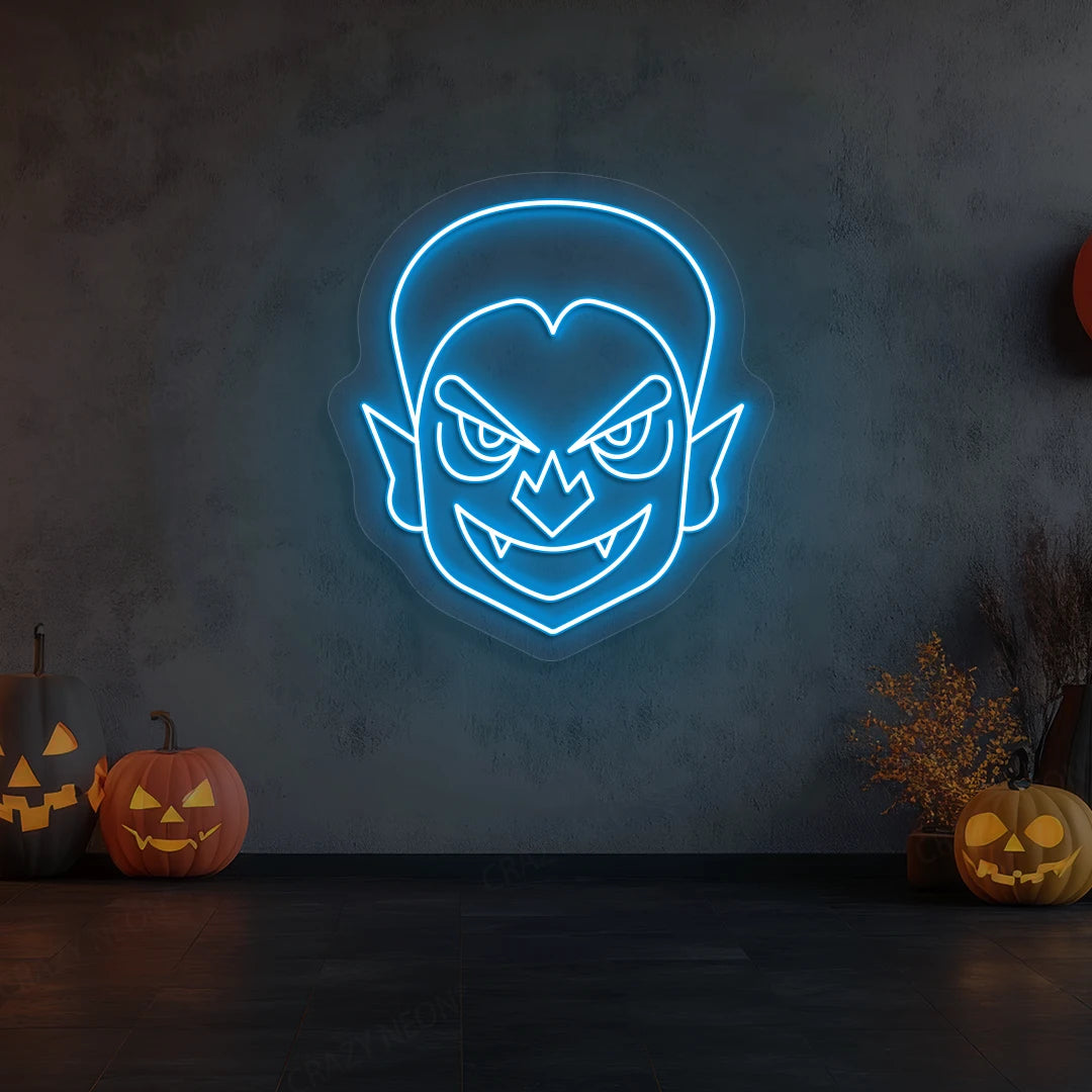 Haunted Vampire Neon Sign | Iceblue