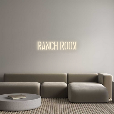CN LED NEON: ranch room