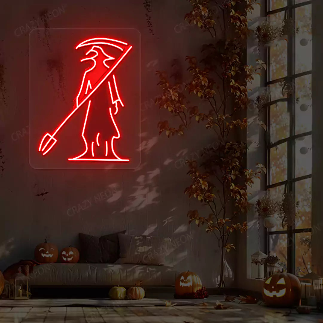 Plague Doctor Neon Artwork | Red