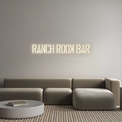 CN LED NEON: ranch room bar