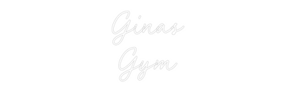 CN LED NEON: Ginas
Gym