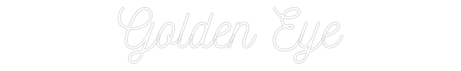 CN LED NEON: Golden Eye