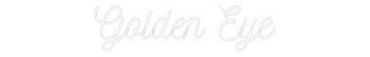 CN LED NEON: Golden Eye