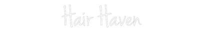 CN LED NEON: Hair Haven