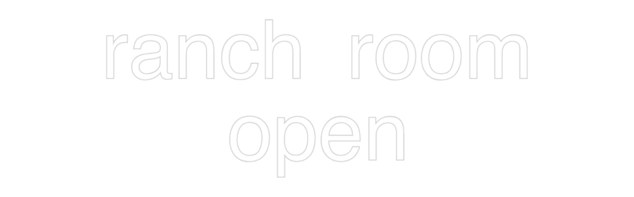 CN LED NEON: ranch  room
...