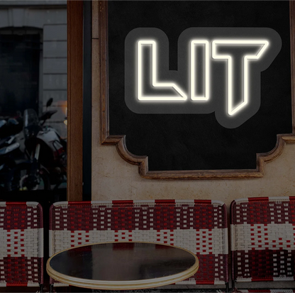 LIT Neon Sign