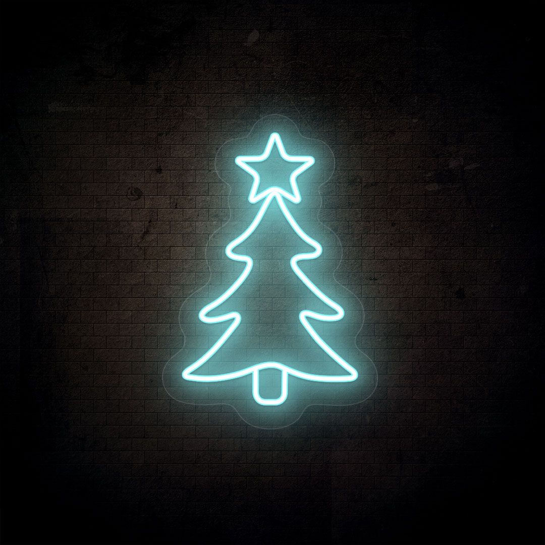 Christmas Tree Neon Sign | CNUS000083 | Iceblue
