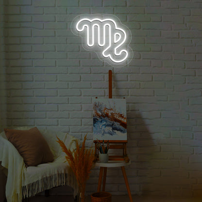 Virgo Zodiac Neon Sign | CNUS013282 | White