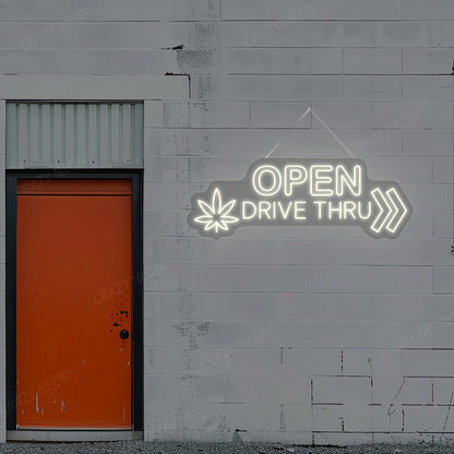 Open Drive Thru Sign | Warmwhite