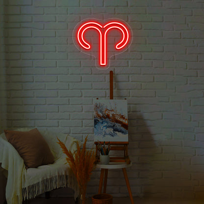 Aries Zodiac Neon Sign | CNUS014002 | Red