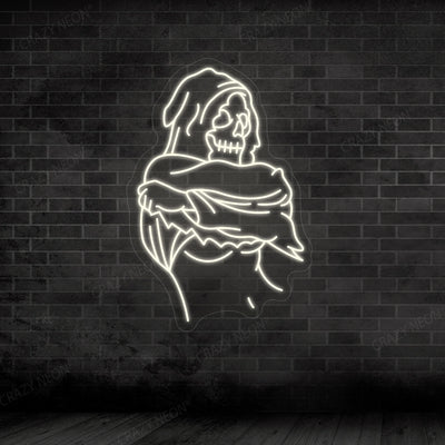 Ghost Neon Sign | White